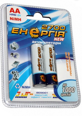 R06 2700 mA Енергія