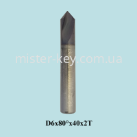 Raise carbide DW6080 P-5004 D6x80° x40x2F