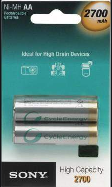 R06 2700 mA SONY