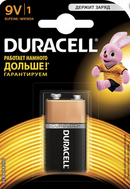 Крона DURACELL