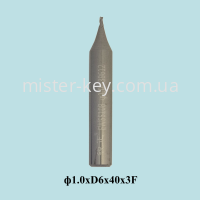 Cutter carbide EW5510B P-3244 3F=φ1.0*6D*40L