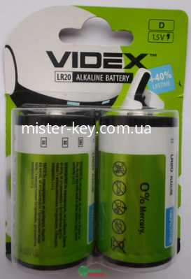 LR20 VIDEX ALKALINE