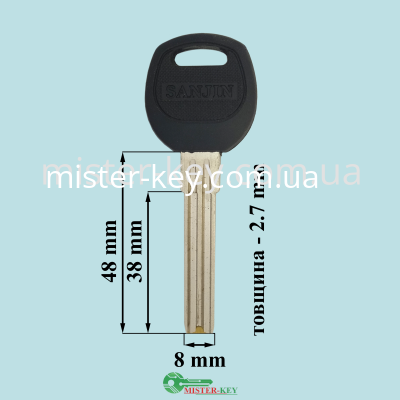 AР-фін-3 широкий 8мм   пластик 