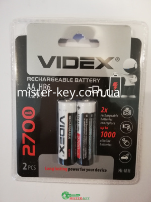 R06 2700 mA VIDEX
