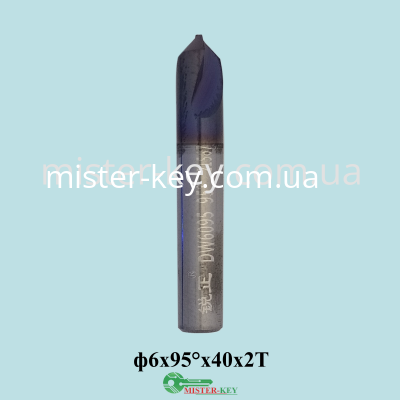 Raise carbide DW6095 P-5006 D6x95° x40x2F
